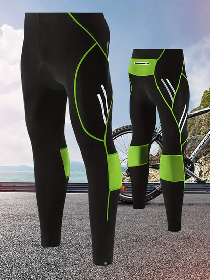 Outdoor Kraft - Lange Fahrradhose - Gel-Polster