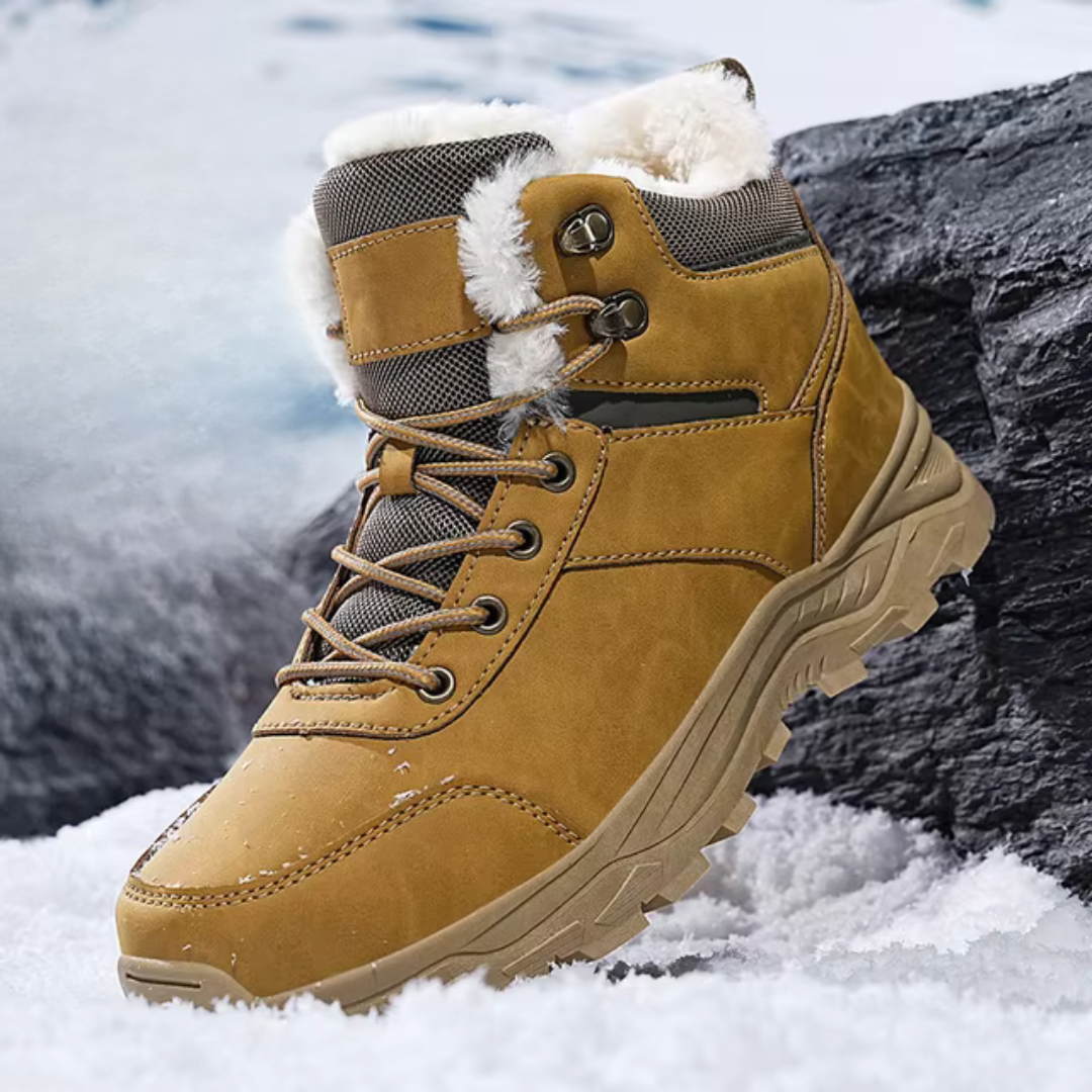 Winter-Wanderstiefel für Herren - Plüsch gefüttert - Wasserdicht