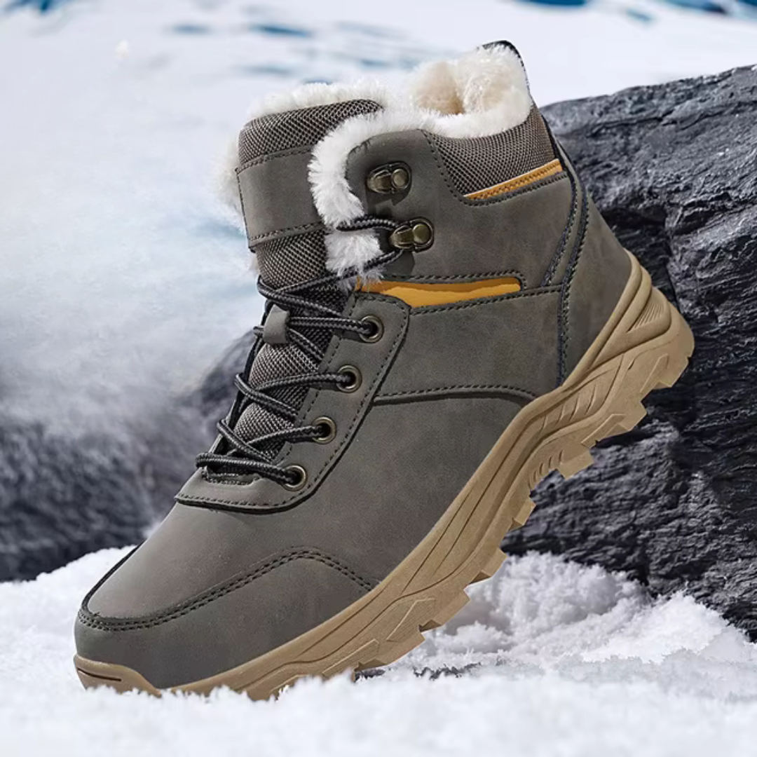 Winter-Wanderstiefel für Herren - Plüsch gefüttert - Wasserdicht