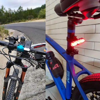 LED-Fahrradlicht - 1000 & 500 Lumen - USB wiederaufladbar