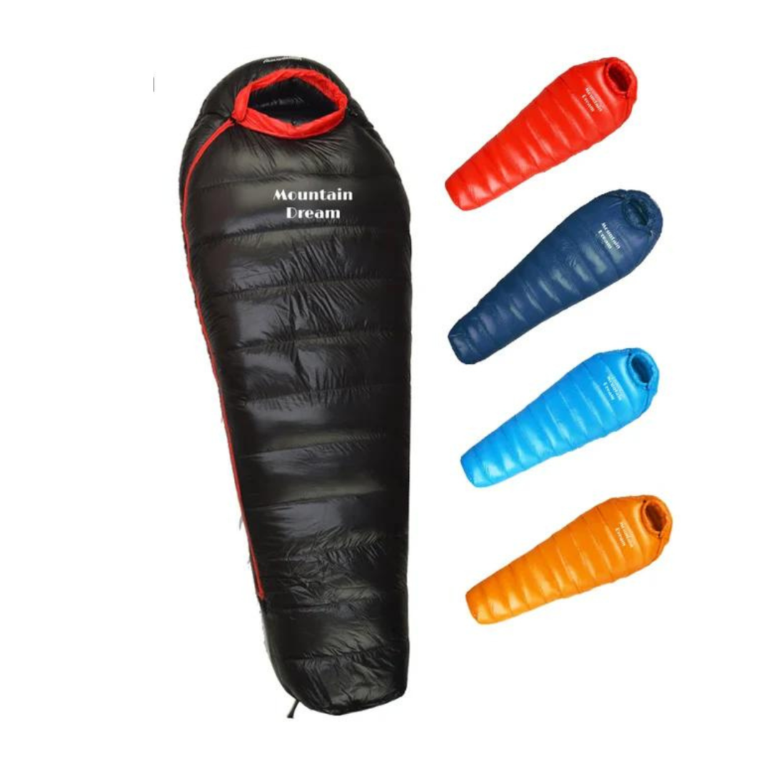 Winterschlafsack - 400T Ripstop Nylon - Gänsedaune bis zu -20 °C