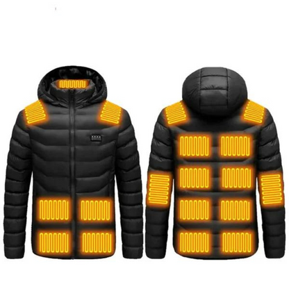 Beheizte Jacke - 11 Bereiche - Wintermantel