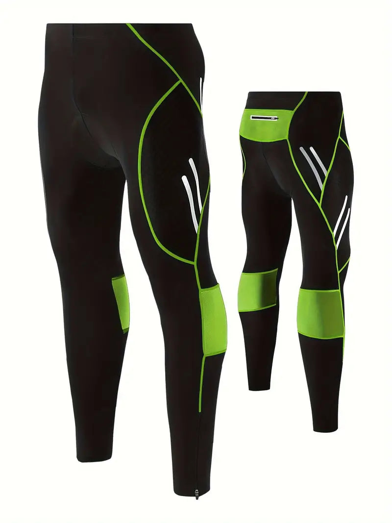 Outdoor Kraft - Lange Fahrradhose - Gel-Polster