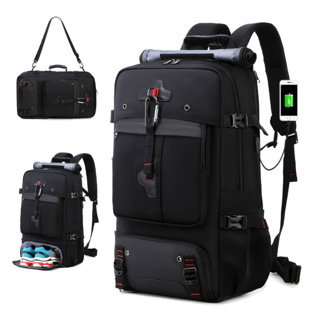 Outdoor-Rucksack USB - Wasserdicht - 50L