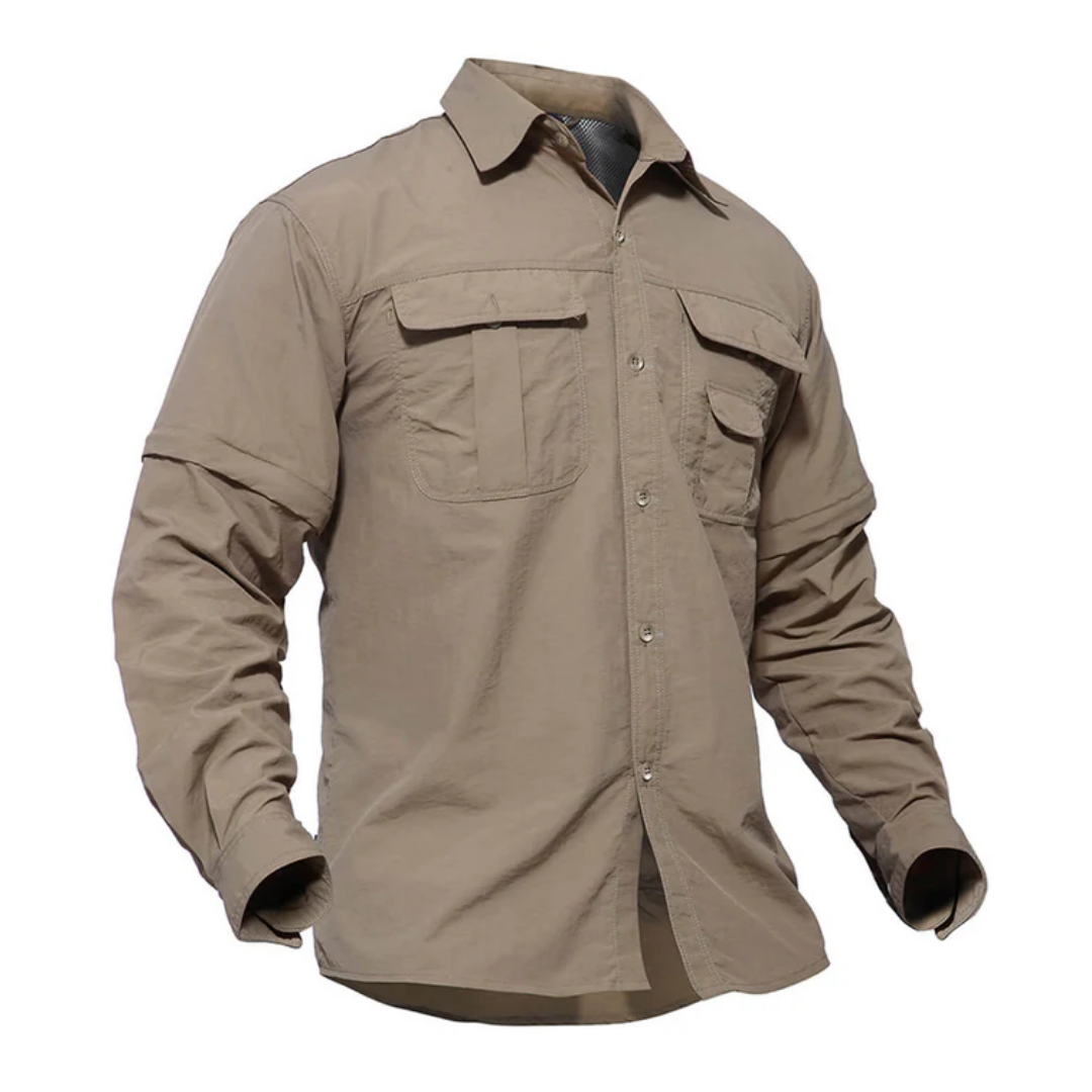 Outdoor Kraft Shirt - Ärmel mit Reißverschluss