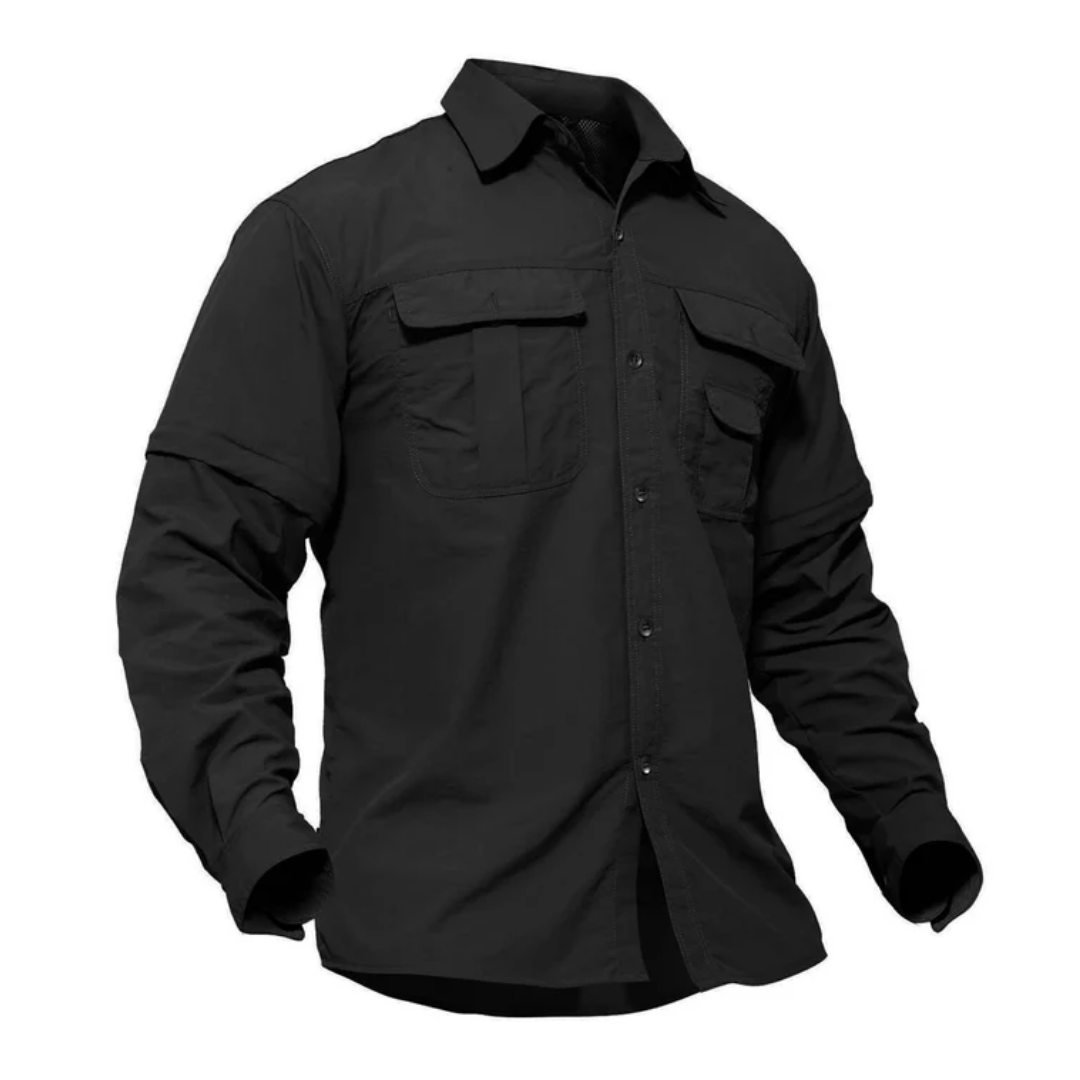 Outdoor Kraft Shirt - Ärmel mit Reißverschluss