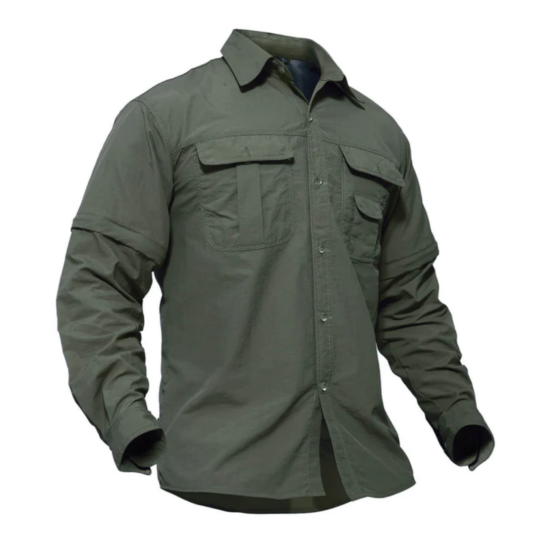 Outdoor Kraft Shirt - Ärmel mit Reißverschluss