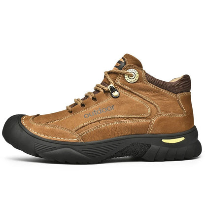 Outdoor Kraft - Outdoor PE Leder Wanderschuhe für Herren