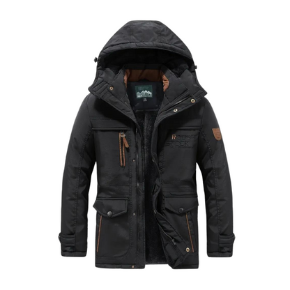 Gefütterte Outdoor-Jacke - Wasserdicht & Winddicht - Herbst & Winter