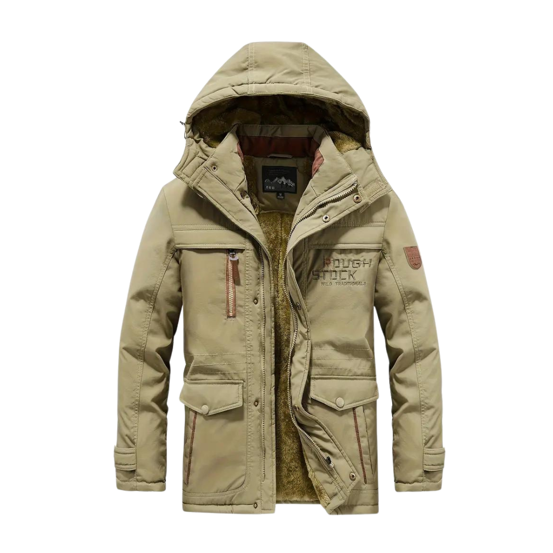 Gefütterte Outdoor-Jacke - Wasserdicht & Winddicht - Herbst & Winter