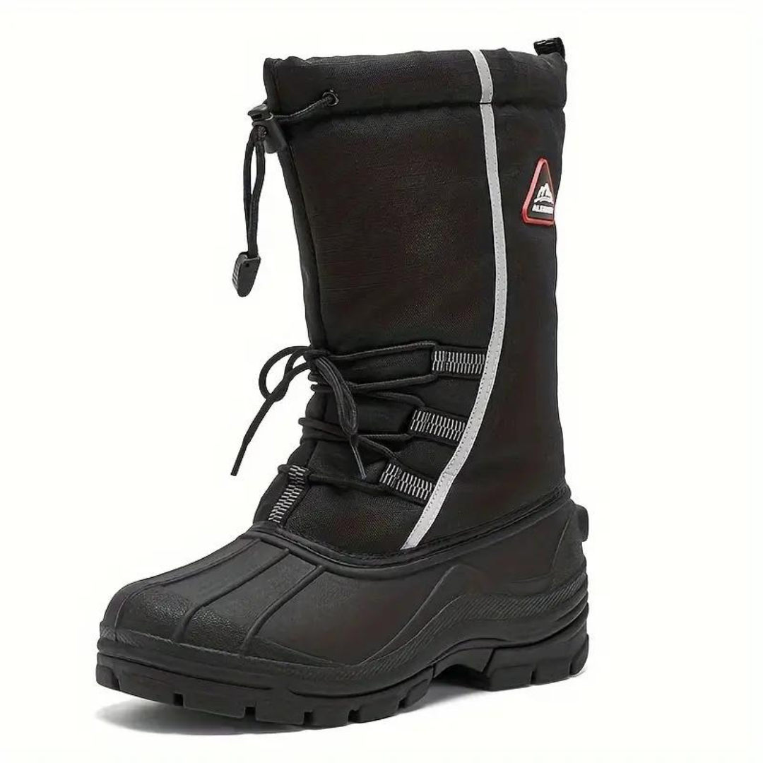 Hochgefütterte Winterstiefel für Männer - wasserdicht und winddicht