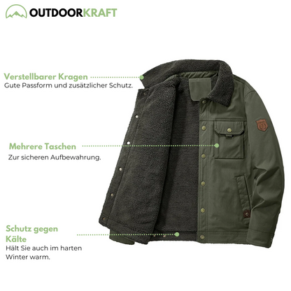 Outdoor Herrenjacke - Gefüttert - Winter & Herbst