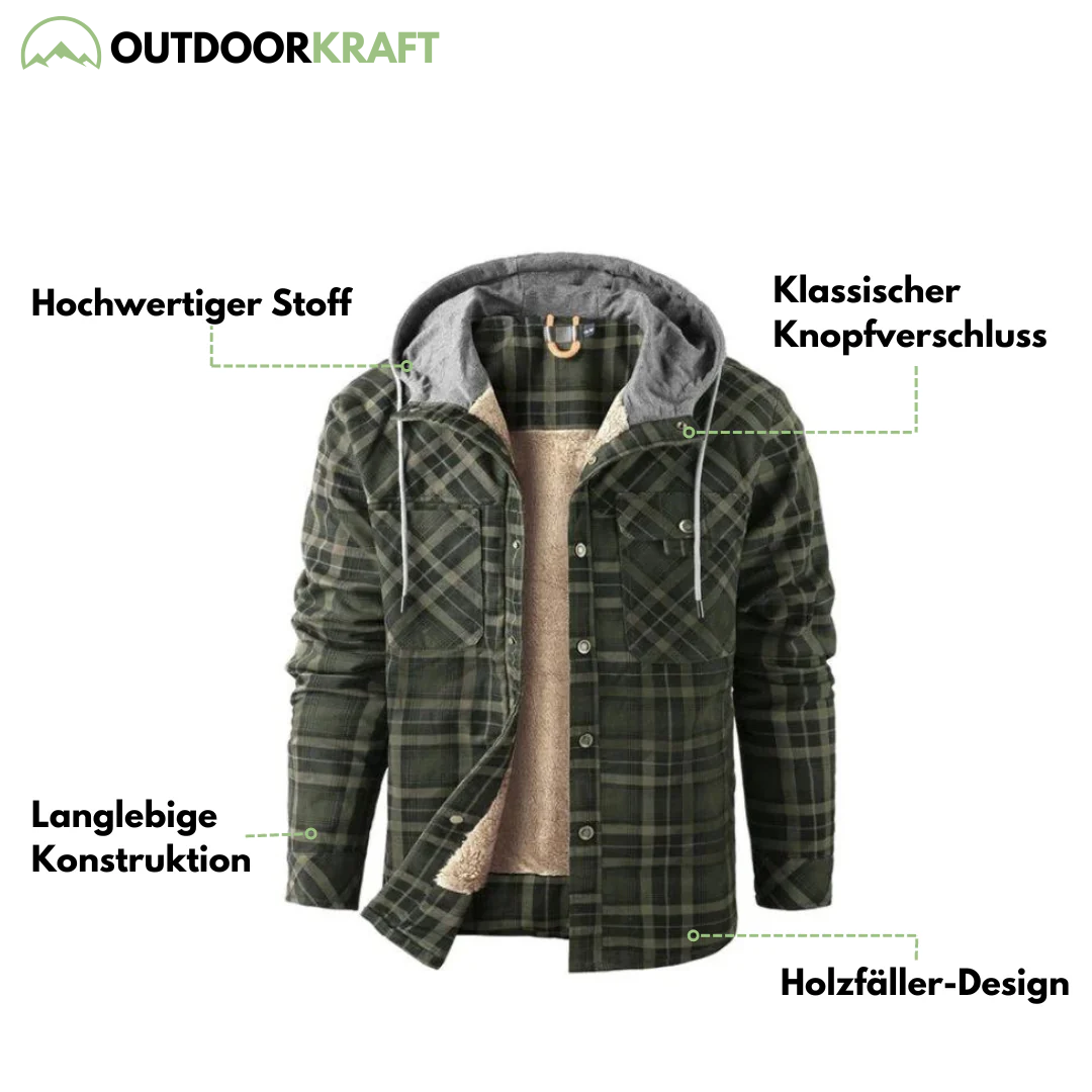 OutdoorHaven Karierte Jacke - Herbst & Winter