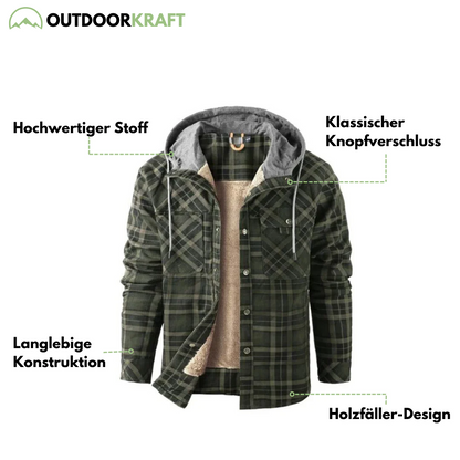 OutdoorHaven Karierte Jacke - Herbst & Winter