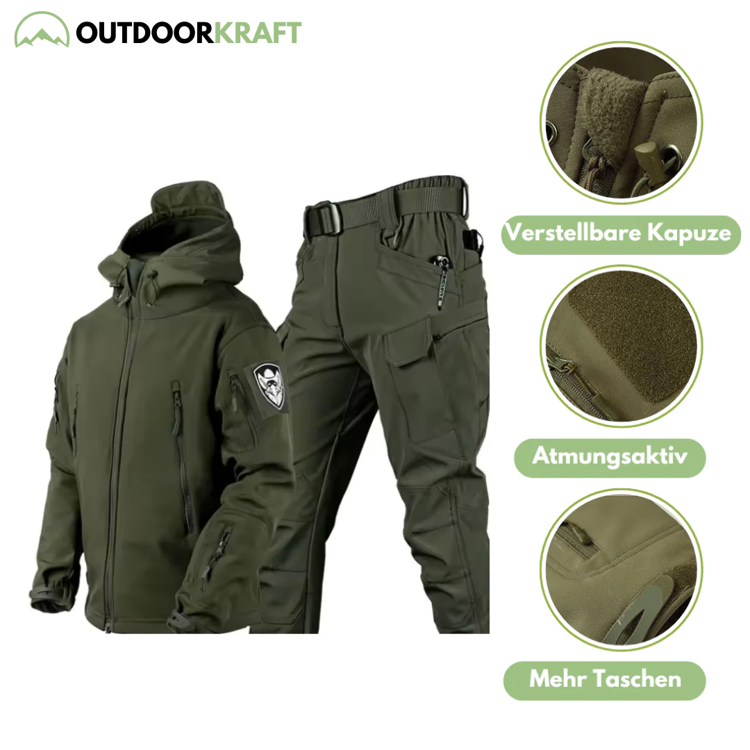 Militärisches taktisches Set - Jacke & Hose - Softshell