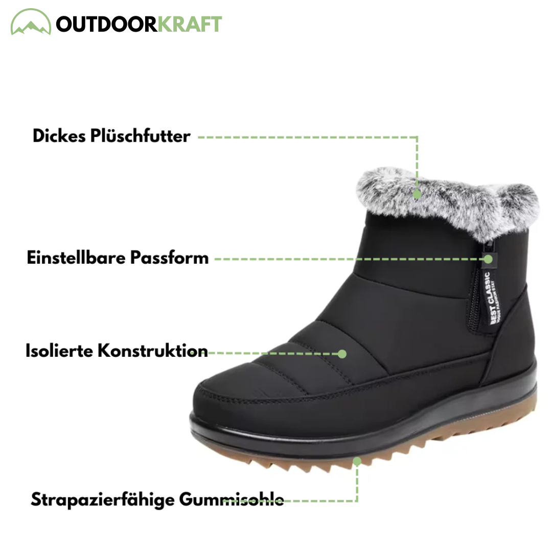 Damen Winterstiefel - Plüsch gefüttert - Wasserdicht