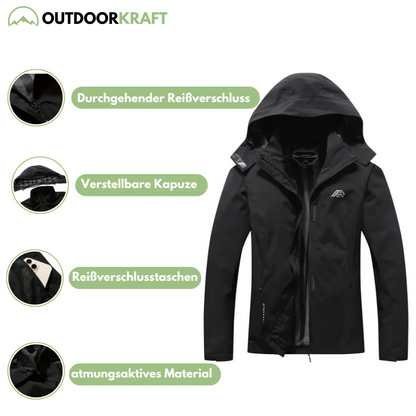 Outdoor Damen Herbst Jacke - Winddicht - Wasserabweisend