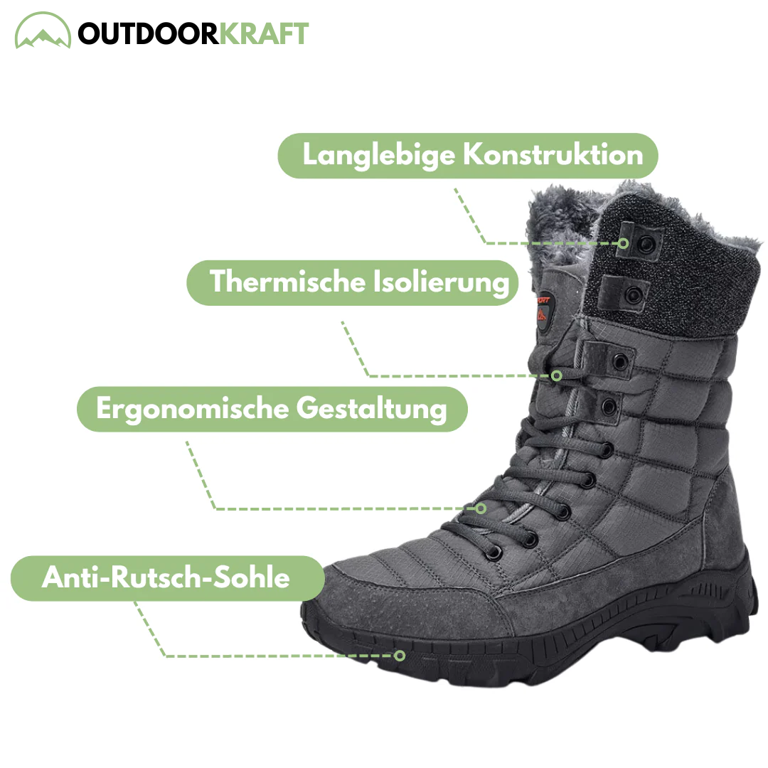 Gefütterte Herrenstiefel - Wasserdicht - Herbst & Winter