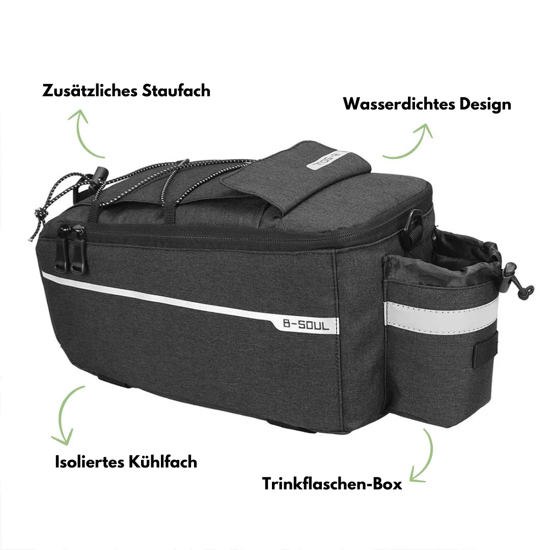 Fahrrad-Kühltasche für Gepäckträger - Wasserdicht