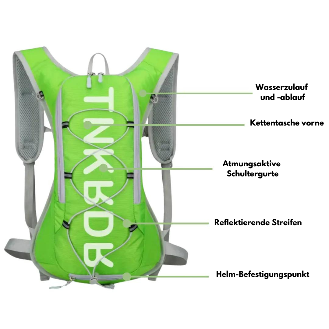 Fahrrad-Rucksack - 20L - Helmbefestigung