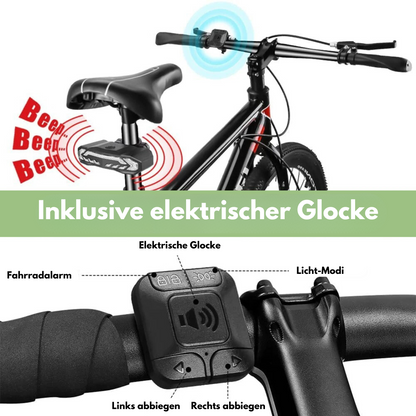 Fahrradbeleuchtung - Fahrtrichtungsanzeiger - Alarm