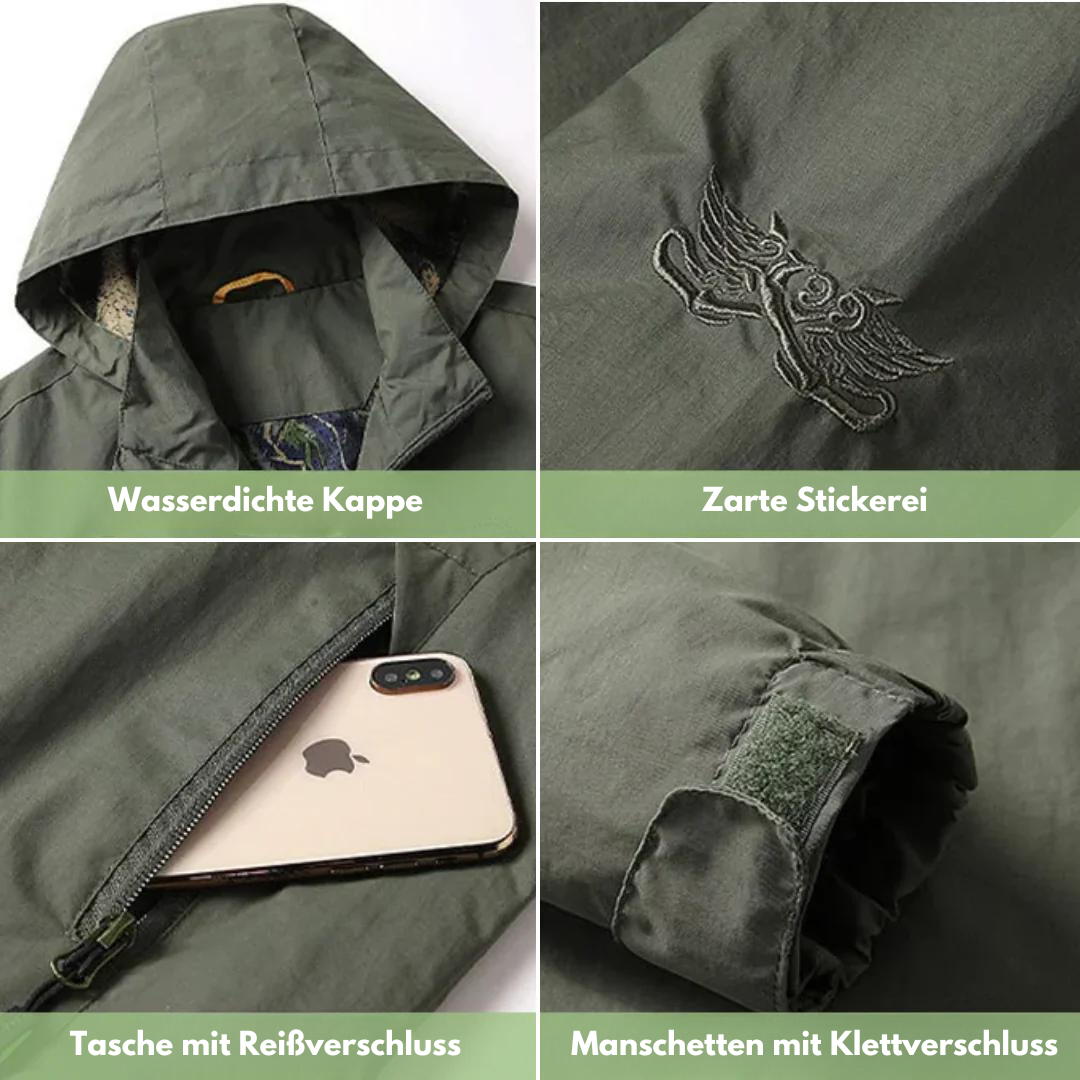 Outdoor-Jacke - Leicht - mit Kapuze