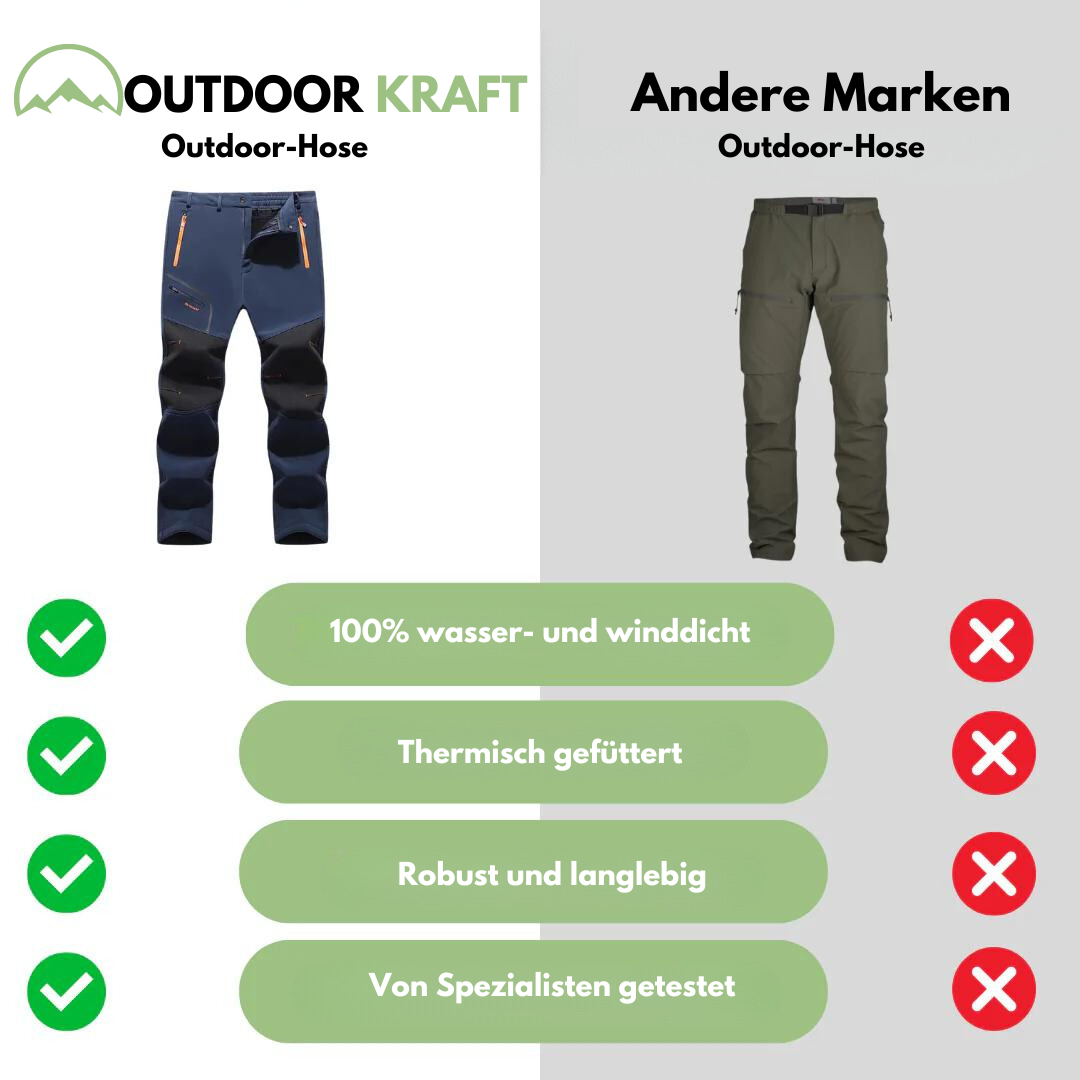 Outdoor-Skihose - Wasserdicht - Gefüttert