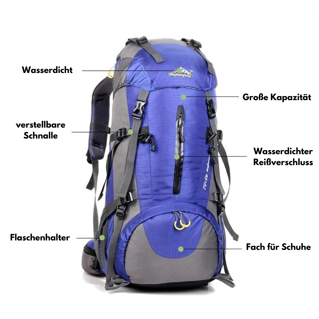 Outdoor Kraft - 50L Rucksack - Wasserdicht