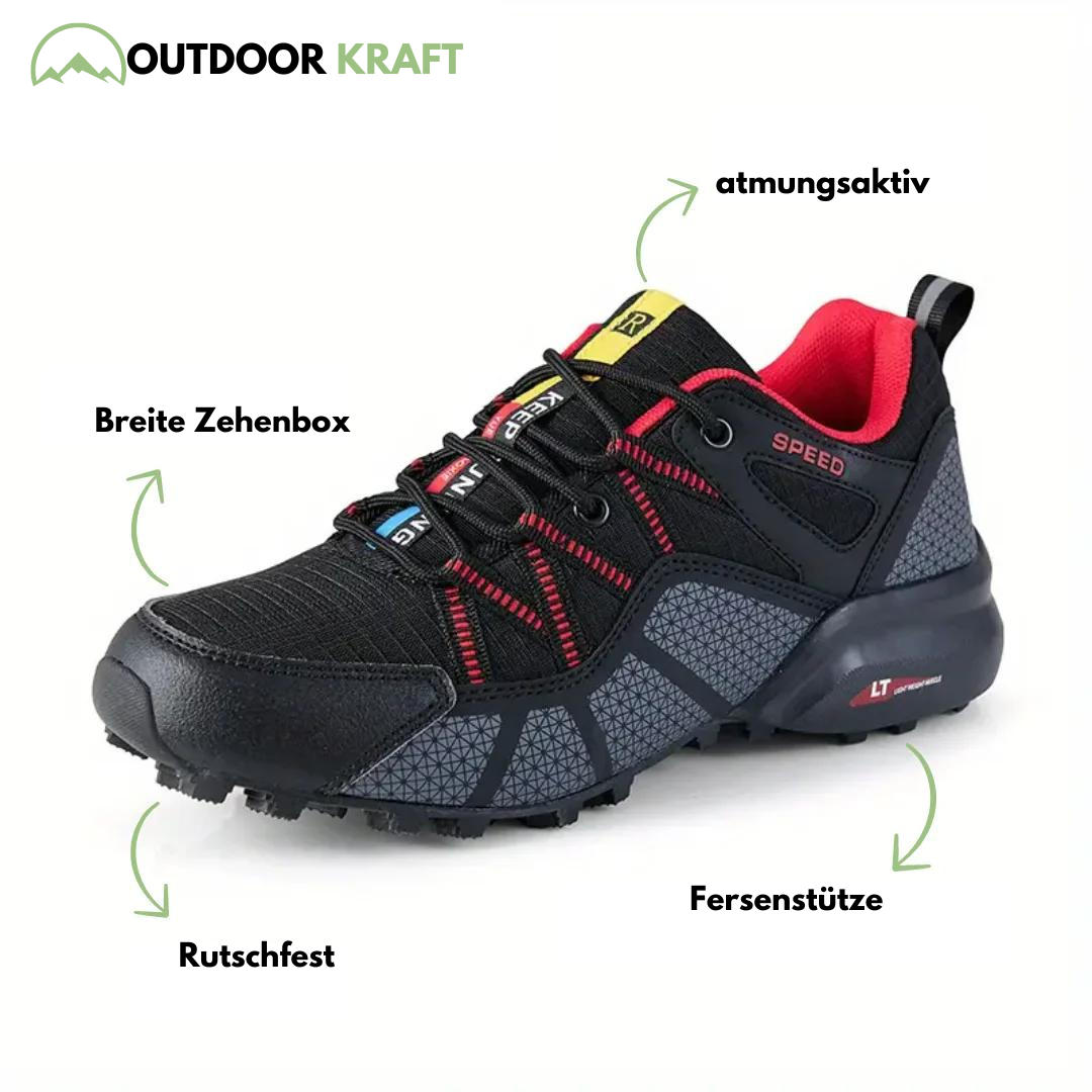 Outdoor Kraft - Atmungsaktive Wanderschuhe - Herren