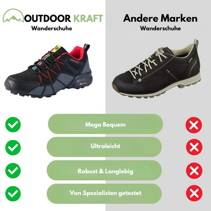 Outdoor Kraft - Atmungsaktive Wanderschuhe - Herren