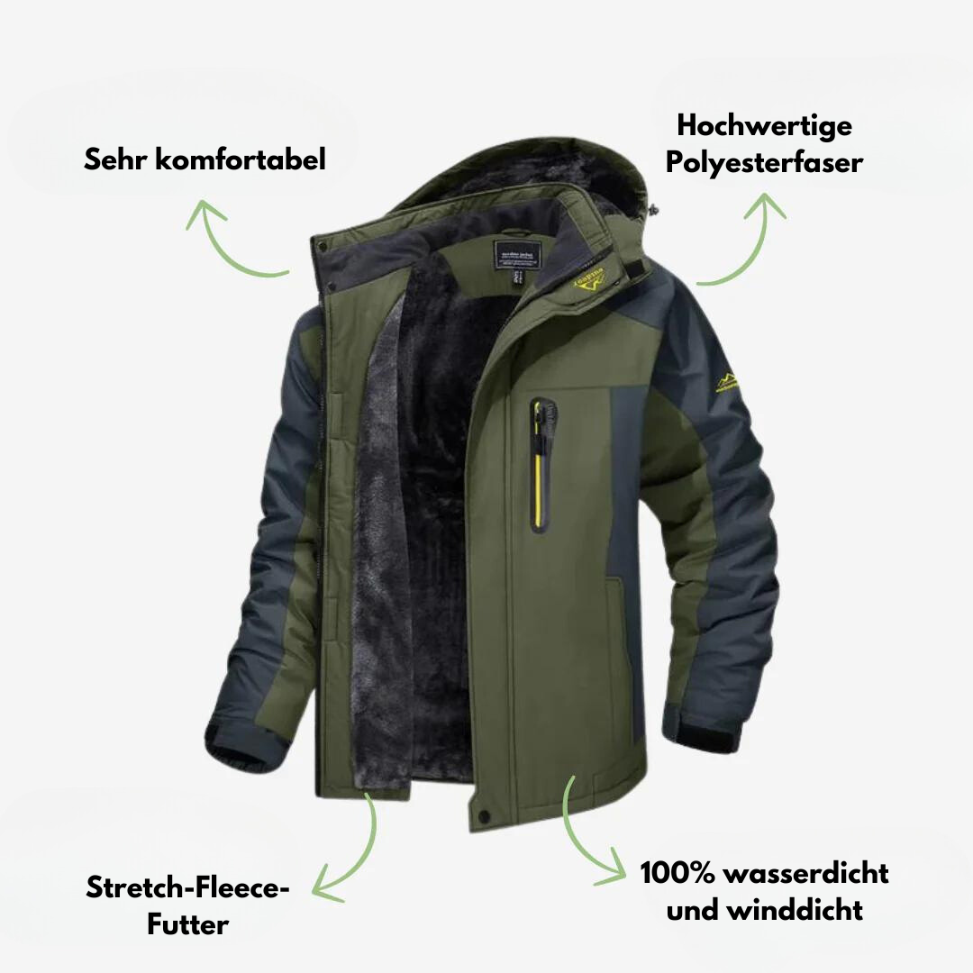 Outdoor Kraft - Gefütterte Outdoor Jacke - Wind- und Wasserdicht