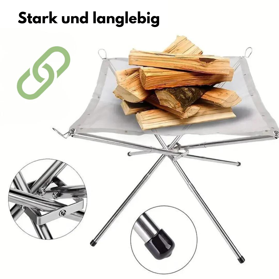 Outdoor Kraft - Zusammenklappbarer Lagerfeuerstand