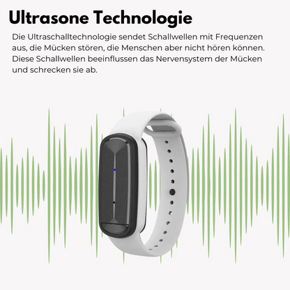 Outdoor Kraft - Ultraschall-Anti-Mücken-Armband