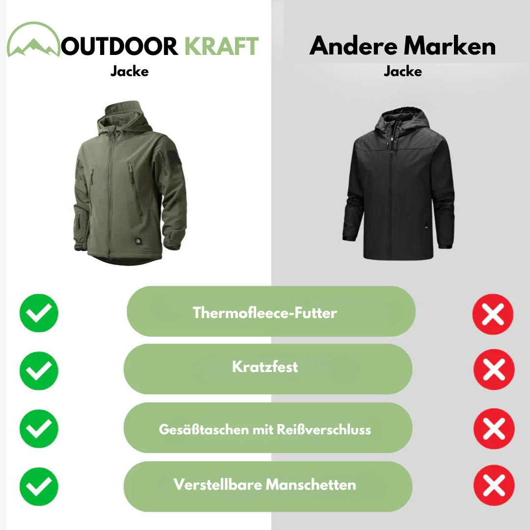 Softshell-Kapuzenjacke - Outdoor