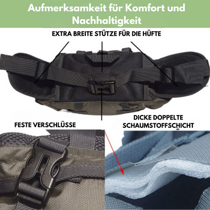 Outdoor Kraft - Wasserdichte Hüfttasche - Wandern