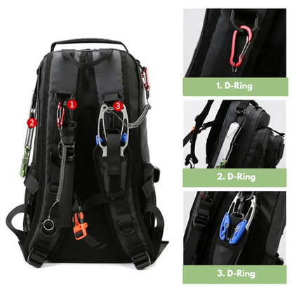 Multifunktionaler Angelrucksack