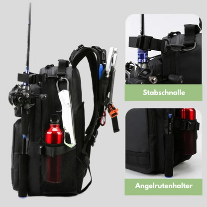 Multifunktionaler Angelrucksack