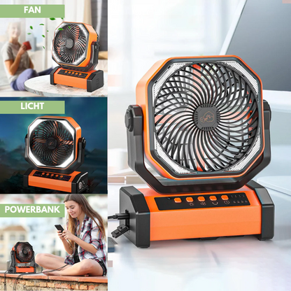 Camping-Ventilator - 3-in-1