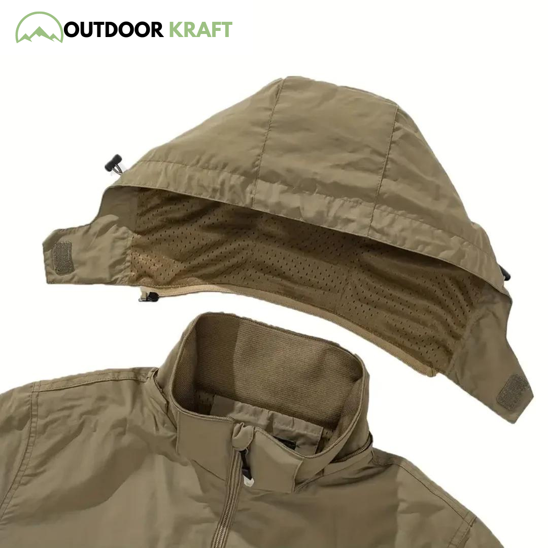 Outdoor-Jacke für Männer - Wind- und Wasserdicht