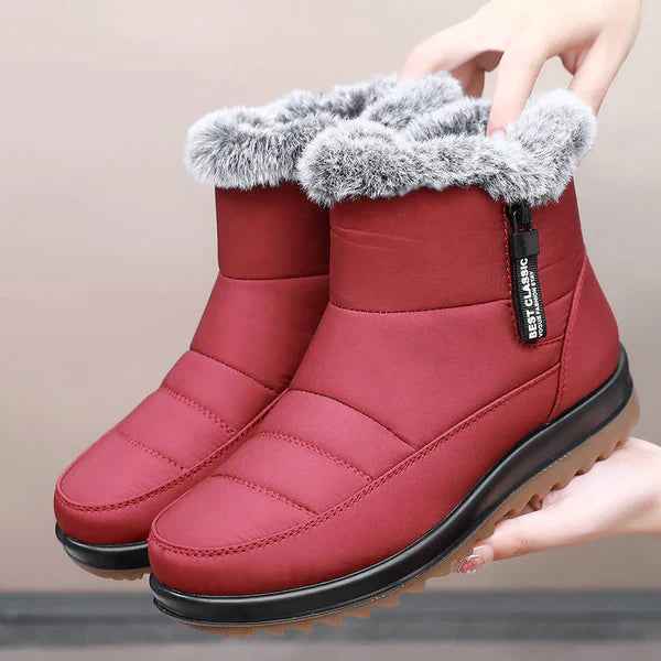 Damen Winterstiefel - Plüsch gefüttert - Wasserdicht