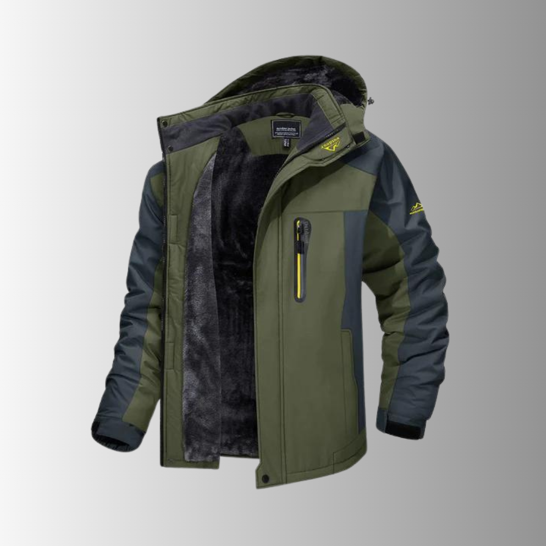 Outdoor Kraft - Gefütterte Outdoor Jacke - Wind- und Wasserdicht