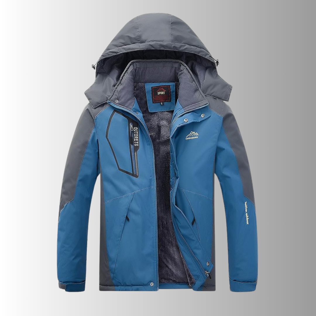 Outdoor Kraft - Gefütterte Outdoor Jacke - Wind- und Wasserdicht