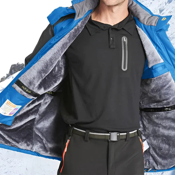 Outdoor Kraft - Gefütterte Outdoor Jacke - Wind- und Wasserdicht