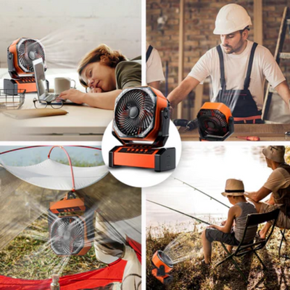 Camping-Ventilator - 3-in-1