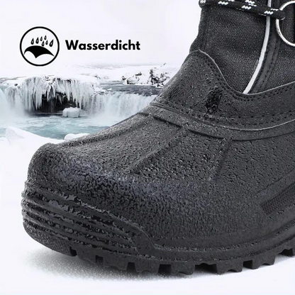 Hochgefütterte Winterstiefel für Männer - wasserdicht und winddicht