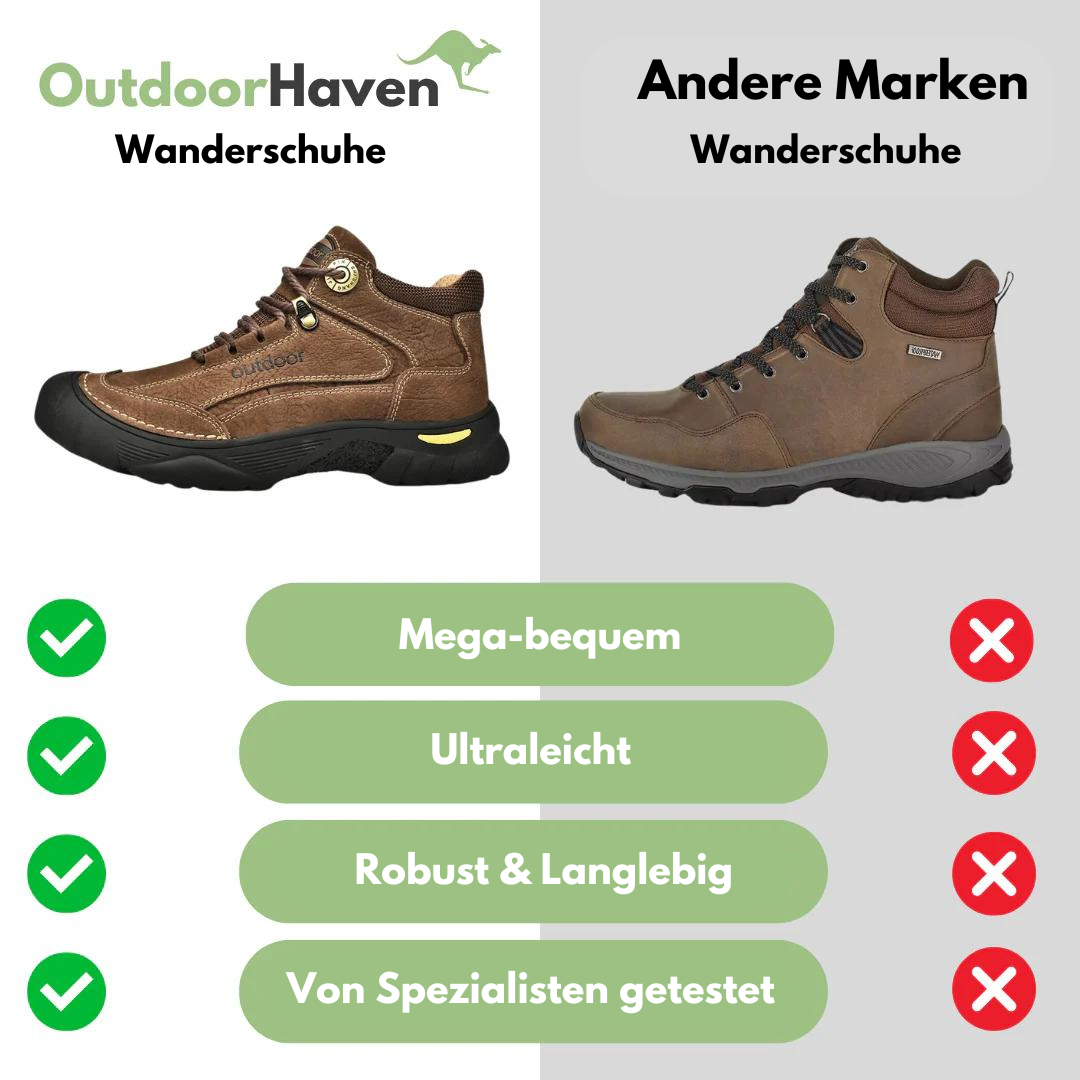 Outdoor Kraft - Outdoor PE Leder Wanderschuhe für Herren