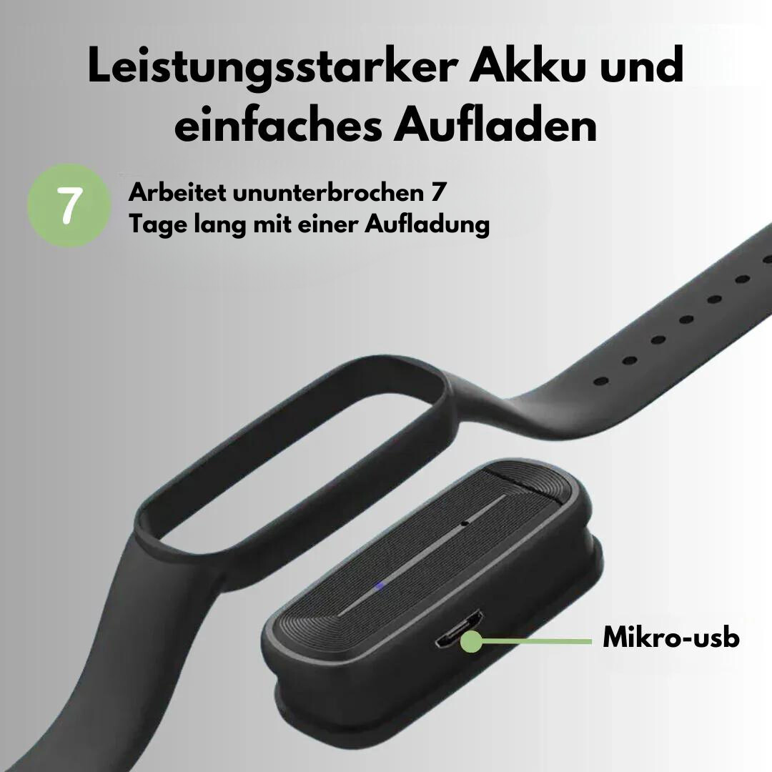 Outdoor Kraft - Ultraschall-Anti-Mücken-Armband