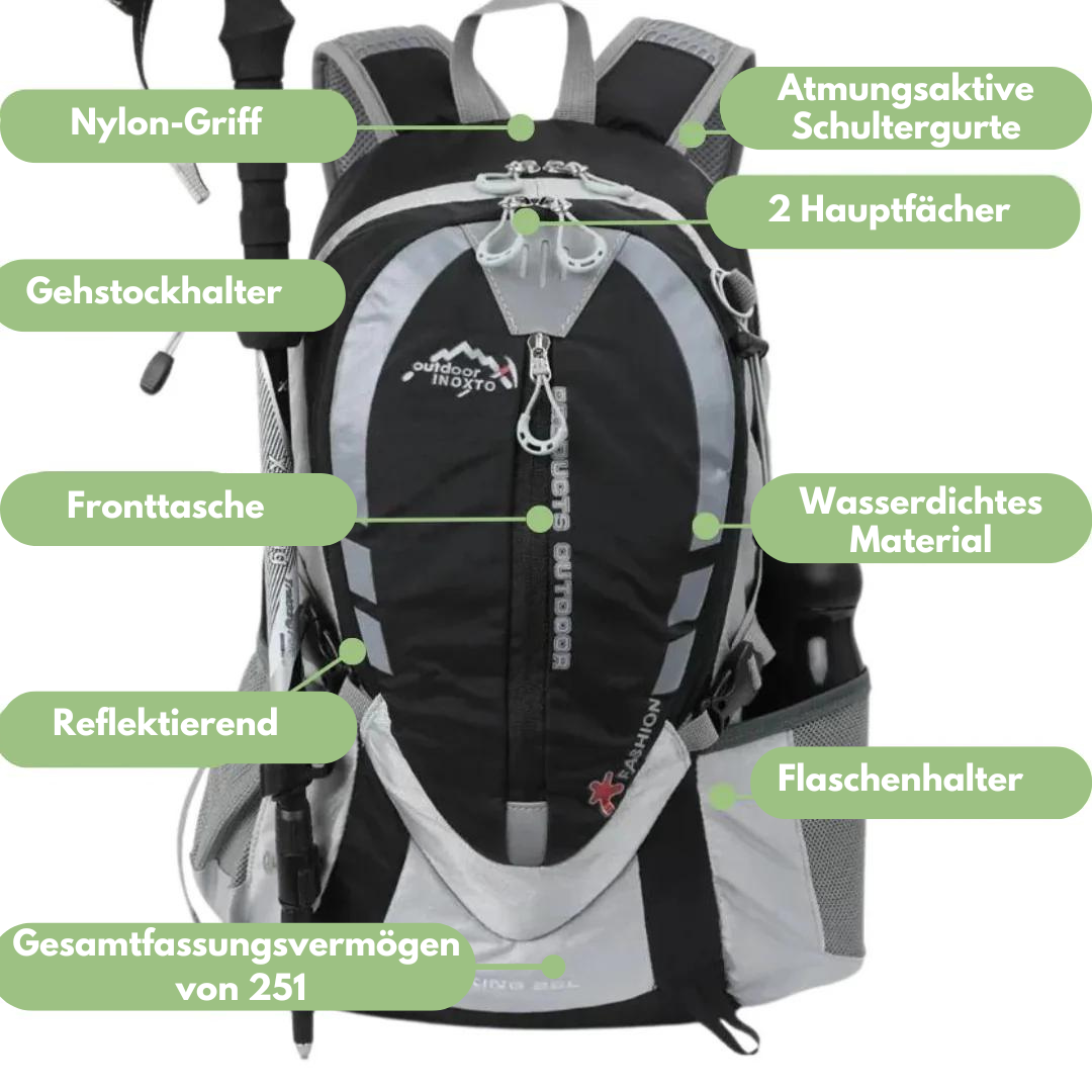 Premium Outdoor-Rucksack - 25L