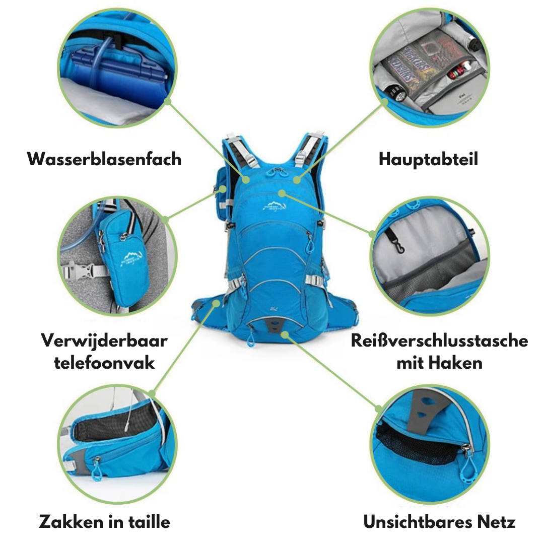 Wasserdichter Outdoor-Rucksack - 20L